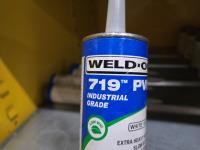 (5) Weld-on White PVC Pipe Cement