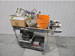 Poly Painters Cart with Painting Supplies