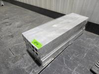 Qty of Aluminum 1 X 1 Inch X 20 Inch Long Square Tubing