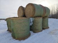 (10) Round Mixed Hay Bales