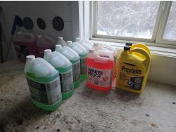 (10) Jugs of Windshield Antifreeze & (2) Jugs of Engine Antifreeze