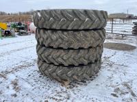 Qty of (4) 380/90R46 Sprayer Tires w/ Rims