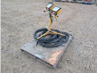 Standing Work Light w/ Qty of (2) Rolls of Wire