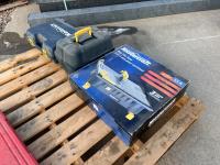 Qty of (2) Mastercraft Tile Saws w/ Mastercraft Grinder