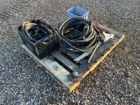 Qty of Hydraulic Hoses w/ Misc Ag Parts