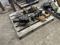 Assorted Vices, Trollies, Steel Lift Clamps