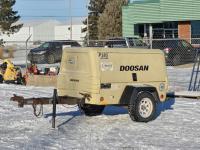 2012 Doosan P185WJD Towable Air Compressor