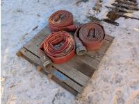 Qty of (3) 4 Inch Lay Flat Hoses