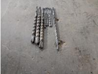 Qty of (9) Misc Hilti Bits