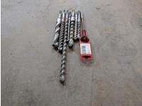 Qty of (8) Misc Hilti Bits