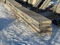 Qty of (4) 10 Ft Scaffold Planks