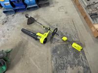 Ryobi Leaf Blower and Grass Trimmer