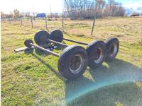 (3) Mobile Trailer Axles with Tires