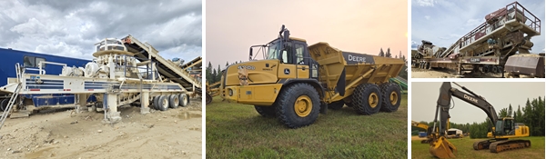 Complete Aggregate & Equipment Dispersal Auction for Stoney Creek Industries Ltd, Alvin & Tracy Bancarz