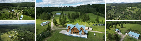 Real Estate Auction for 160± Off-Grid Acres with Lodge, Home, Shop & Outbuildings