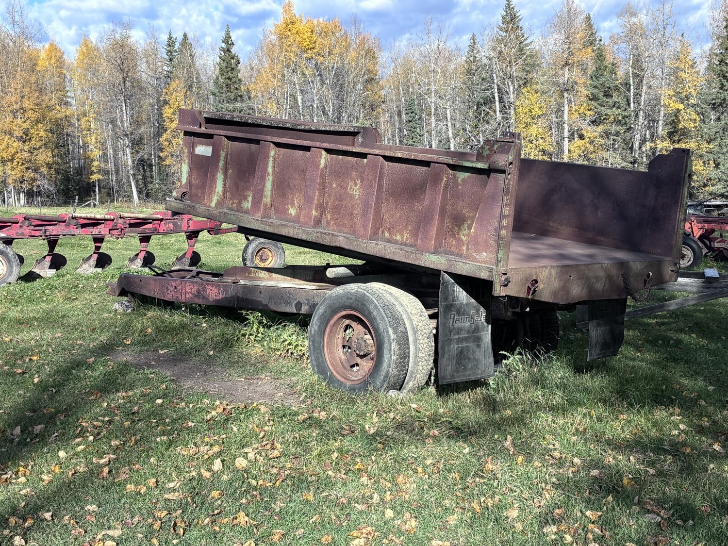 Shop Built 12 Ft S/A End Dump Trailer - 26JB | Team Auctions