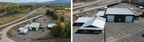 Real Estate Auction for 2.5± Acre Commercial Lot with Office, Shops & Storage Space