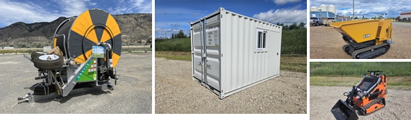 Sea Cans, Attachments & Livestock Supply Auction