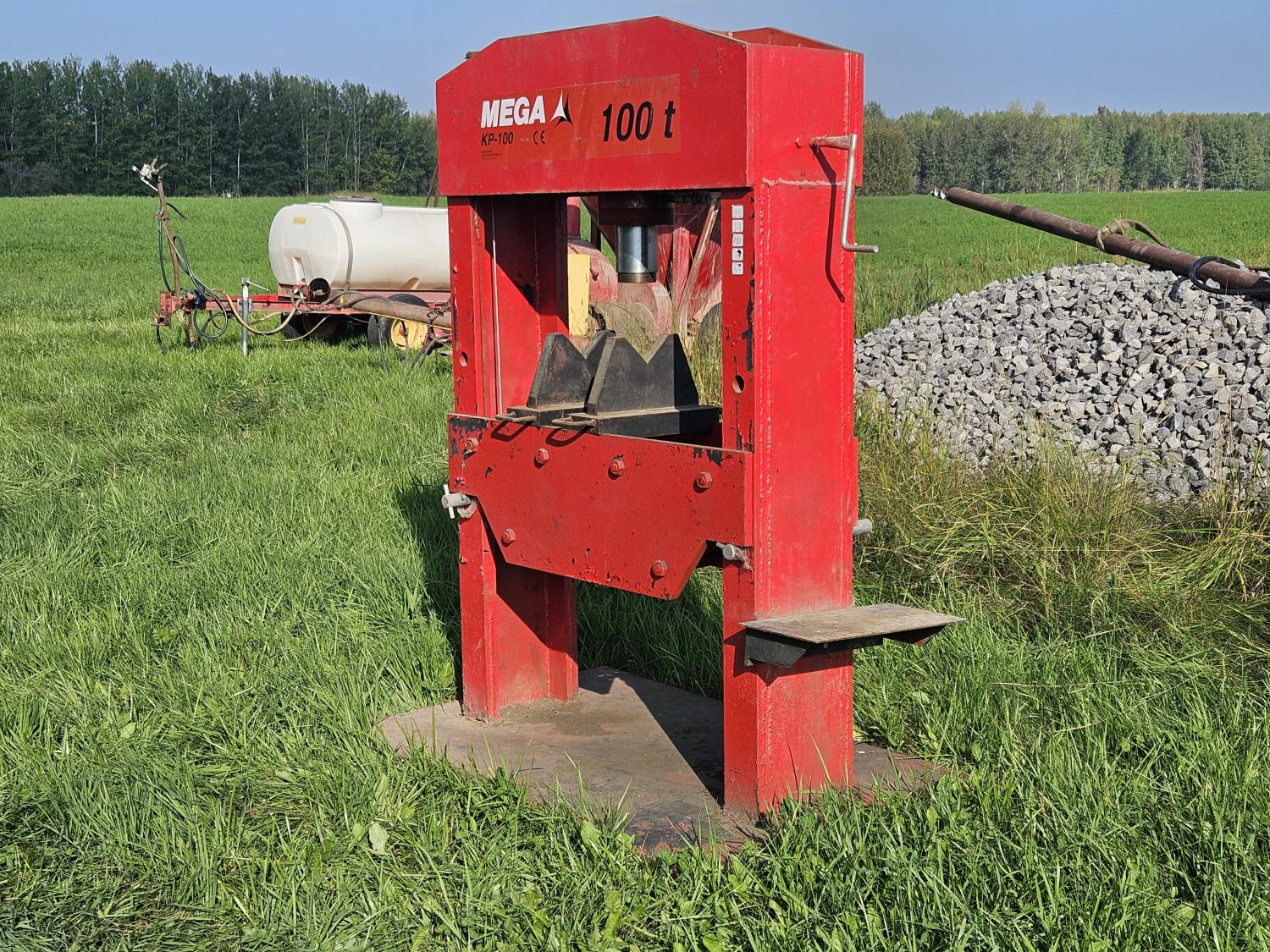 Mega KP100 100 Ton Shop Press 25JC Team Auctions